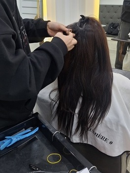 리터치받았어요